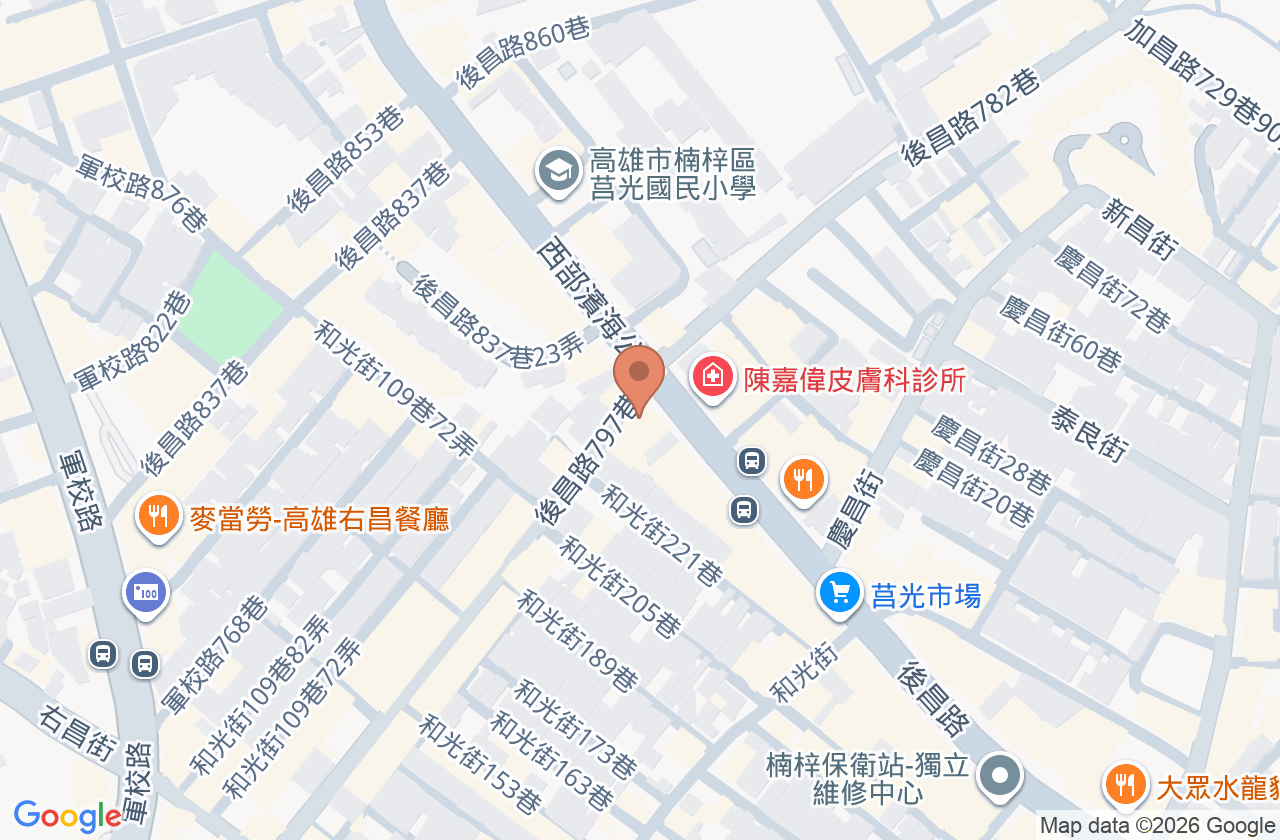 愛生診所 位置地圖