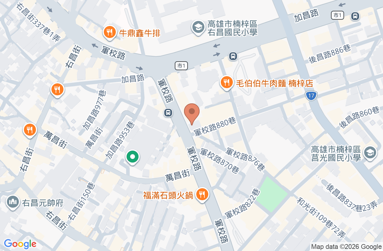 慶仁耳鼻喉科診所 位置地圖