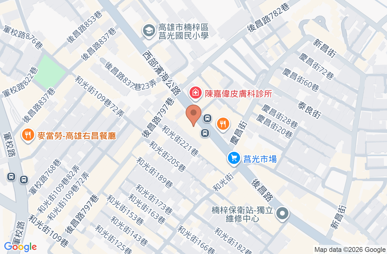 聖昌診所 位置地圖