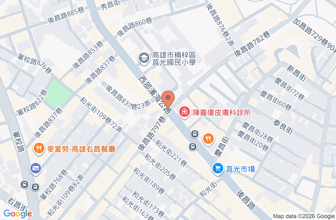 郭士彰耳鼻喉科 位置地圖