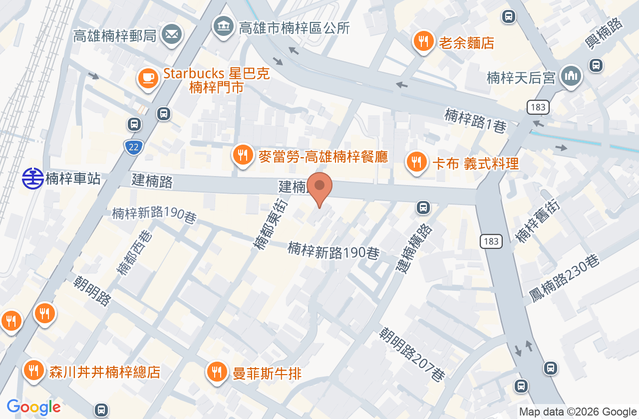 楠梓聯合婦產科診所 位置地圖
