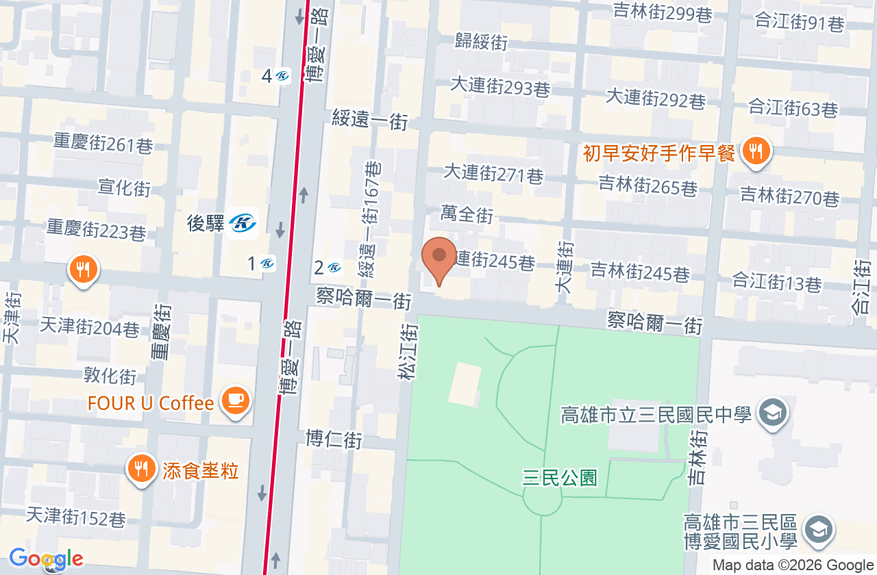 李文棟診所 位置地圖