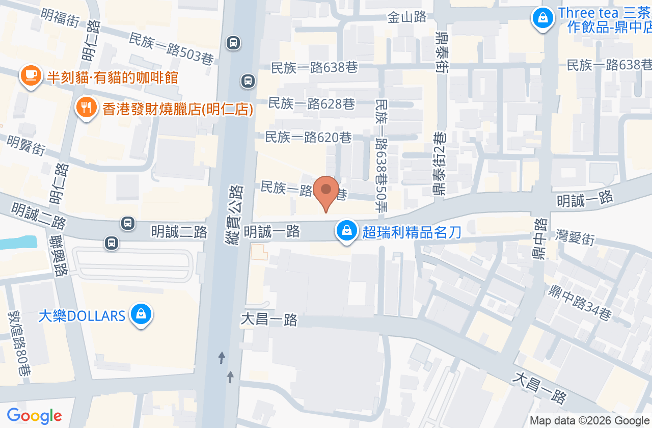 邱坤興皮膚科診所 位置地圖