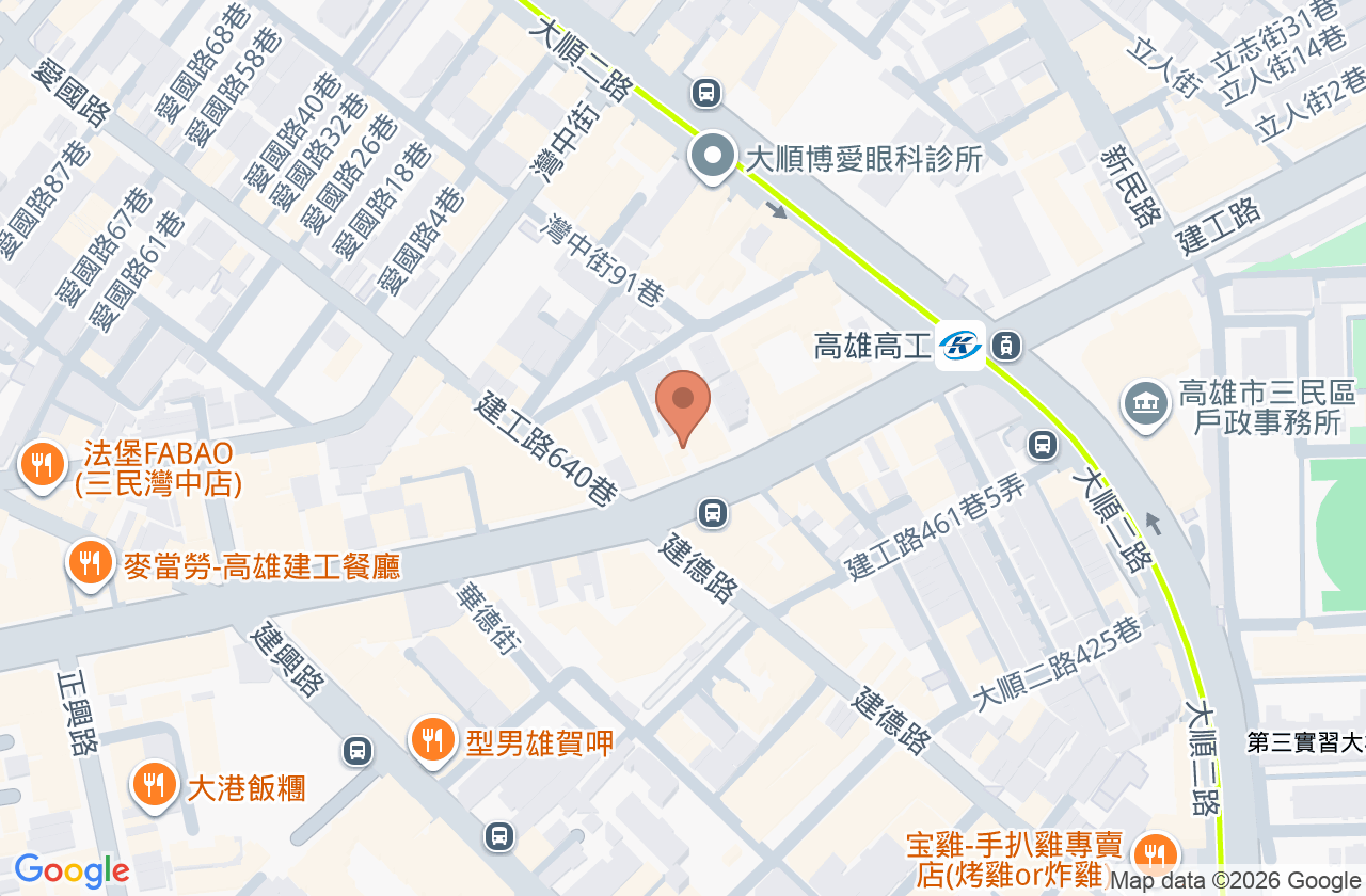 葉旭謨骨科診所 位置地圖