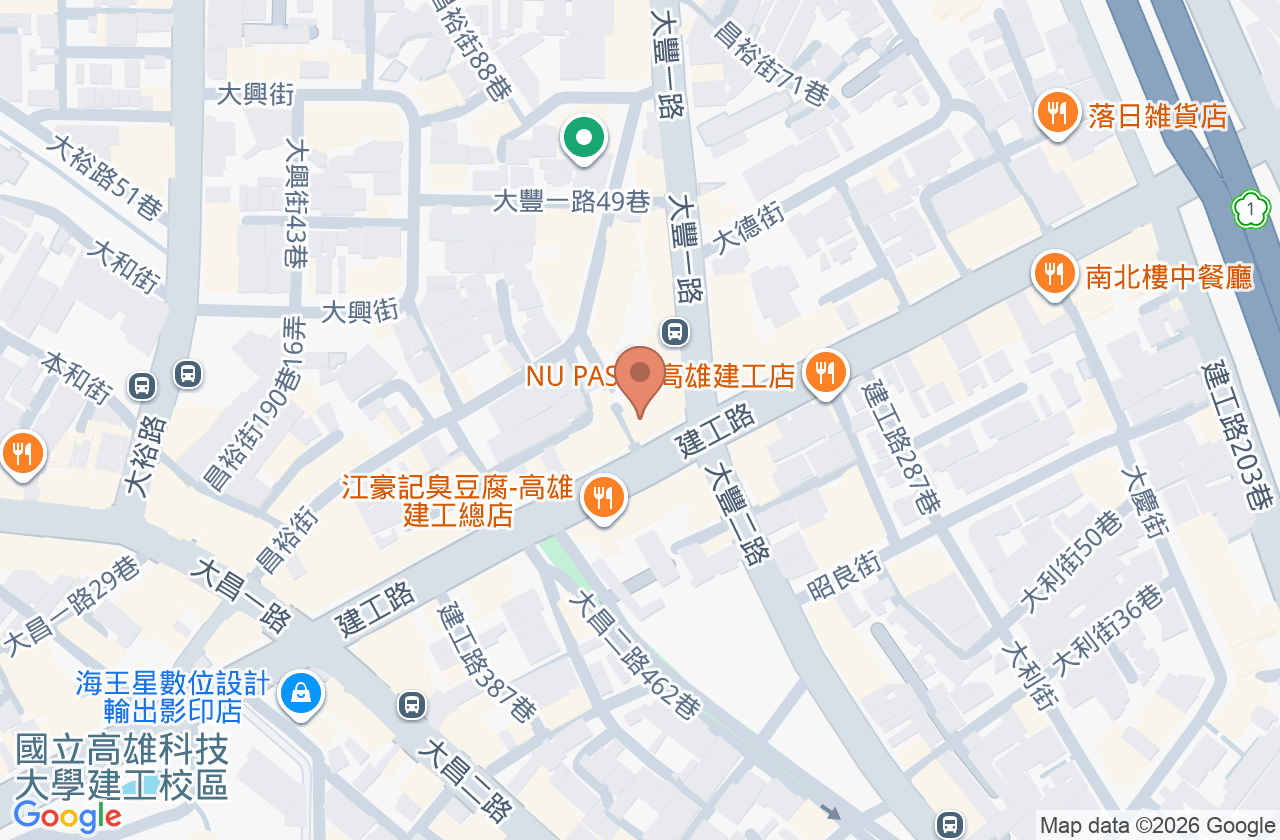洪肇志皮膚科診所 位置地圖