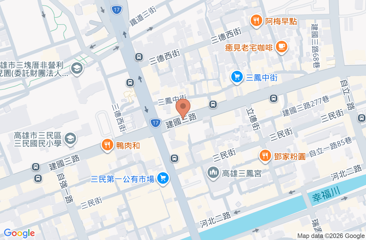 黃河東眼科診所 位置地圖