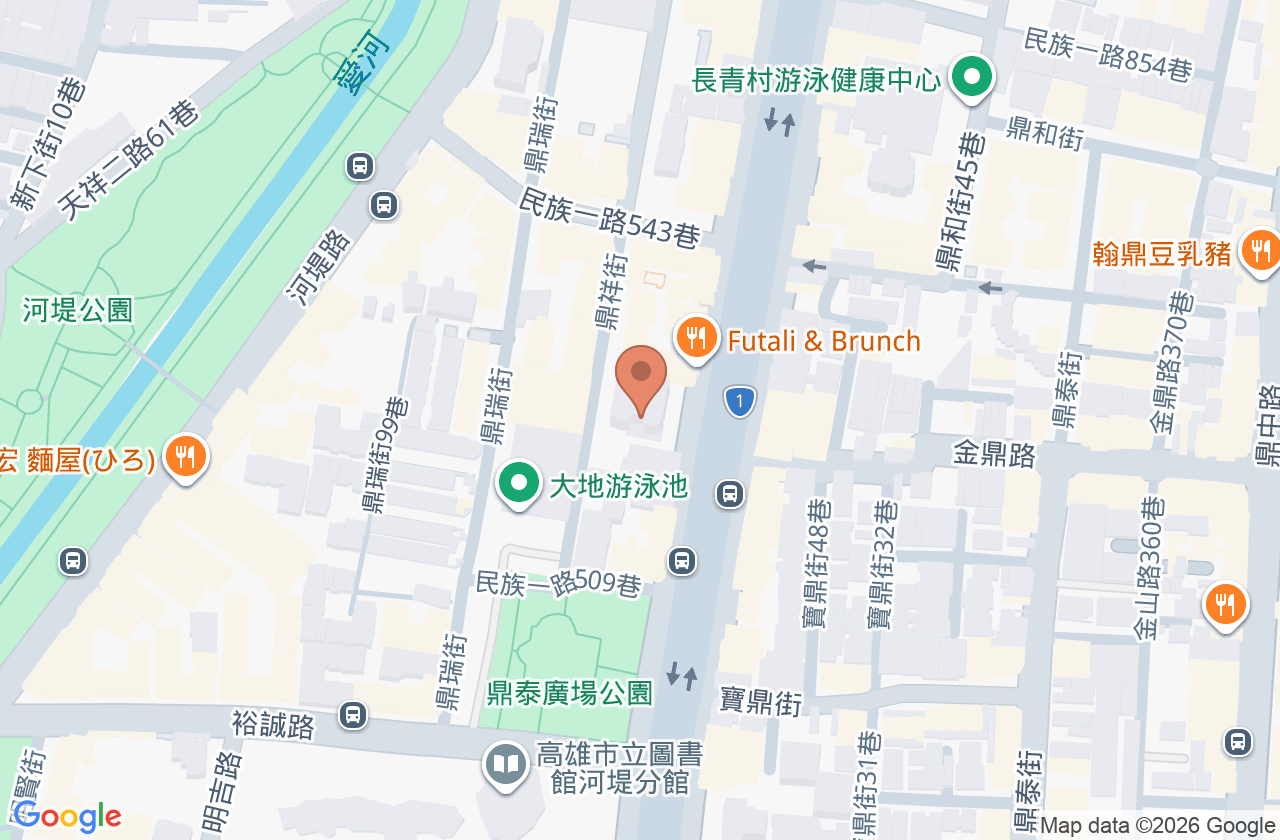 元新眼科診所 位置地圖