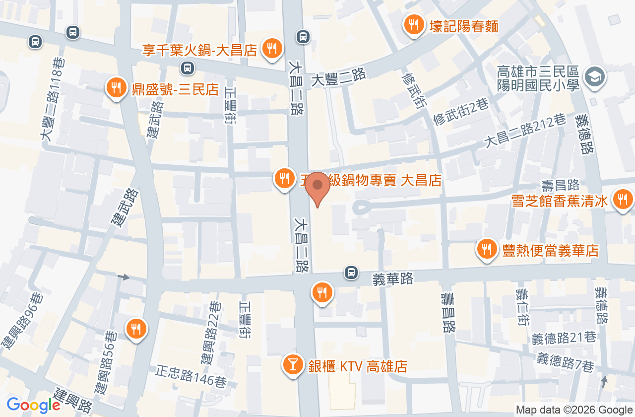 謝明容耳鼻喉科診所 位置地圖