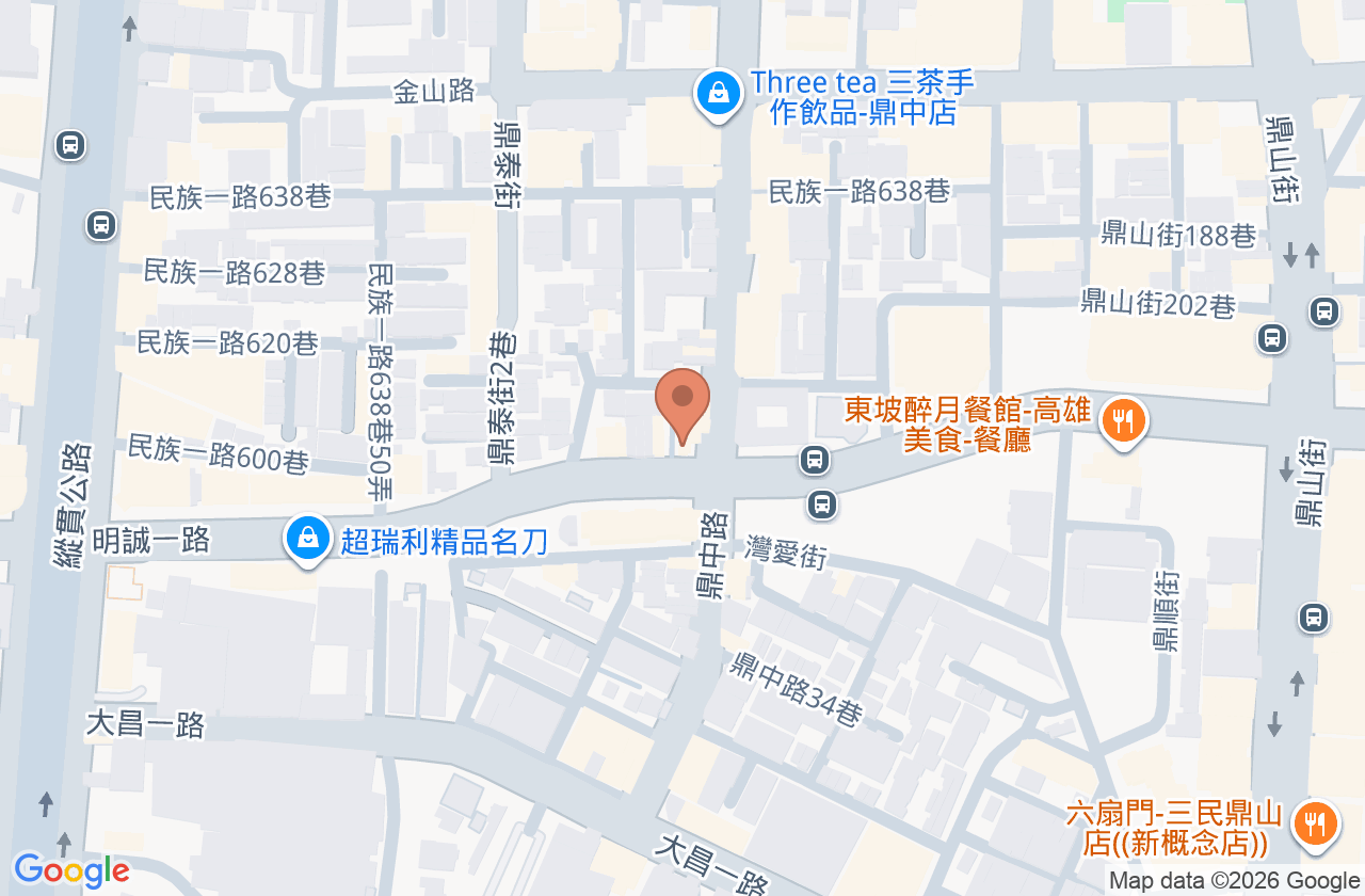 黃英峰耳鼻喉科診所 位置地圖
