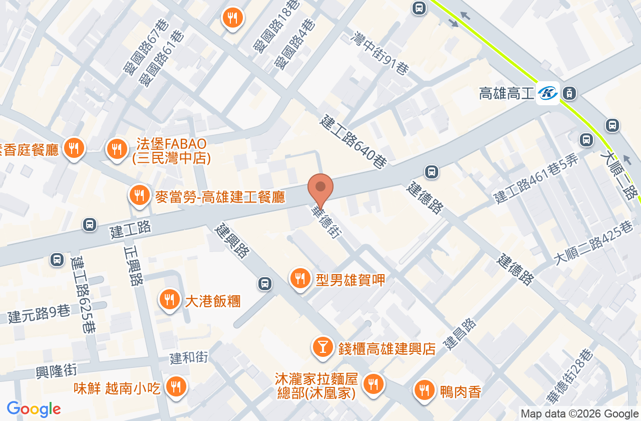 建康診所 位置地圖