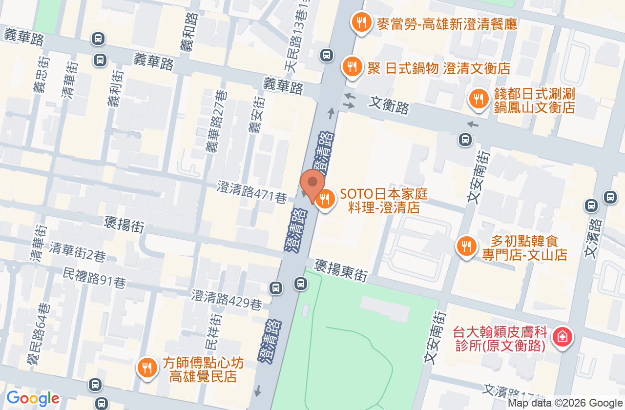 周俊雄整形外科診所 位置地圖