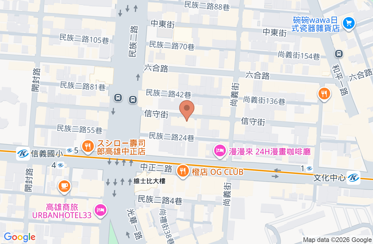 明法眼科診所 位置地圖