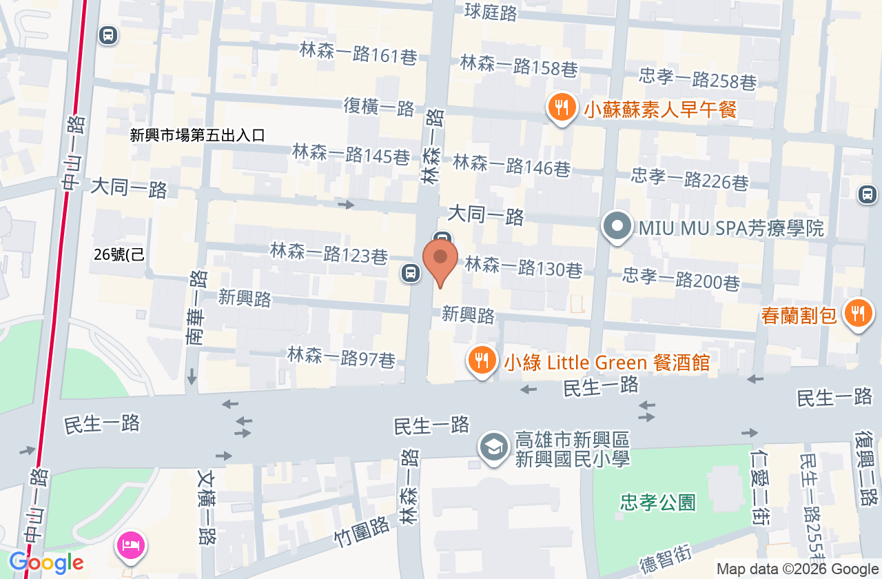 陳中柱外內科診所 位置地圖