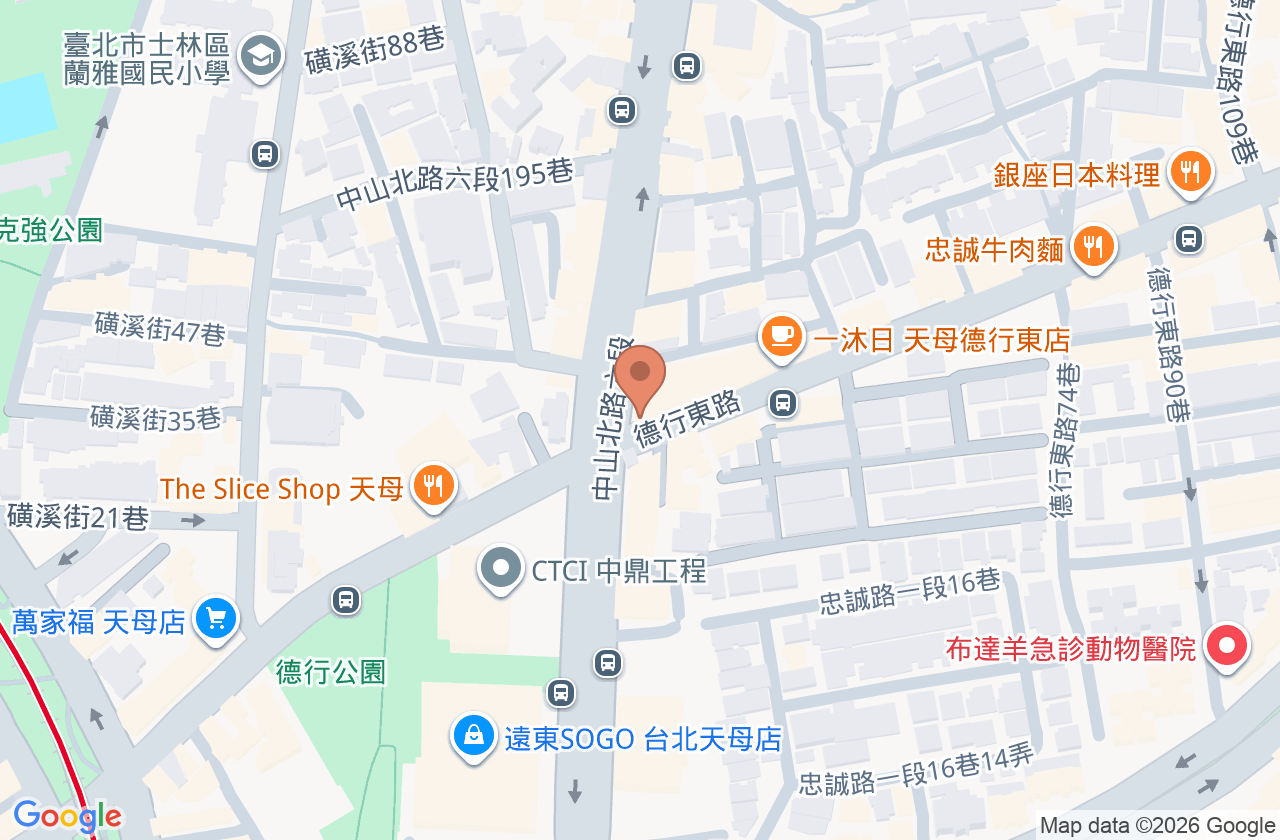 慕樂牙醫診所 位置地圖