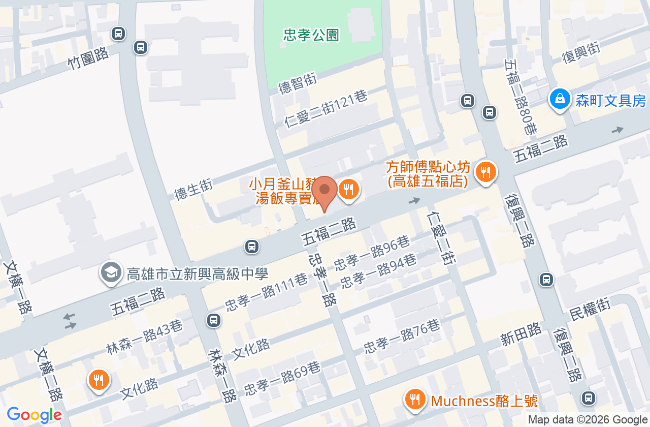 晉安復健科診所 位置地圖