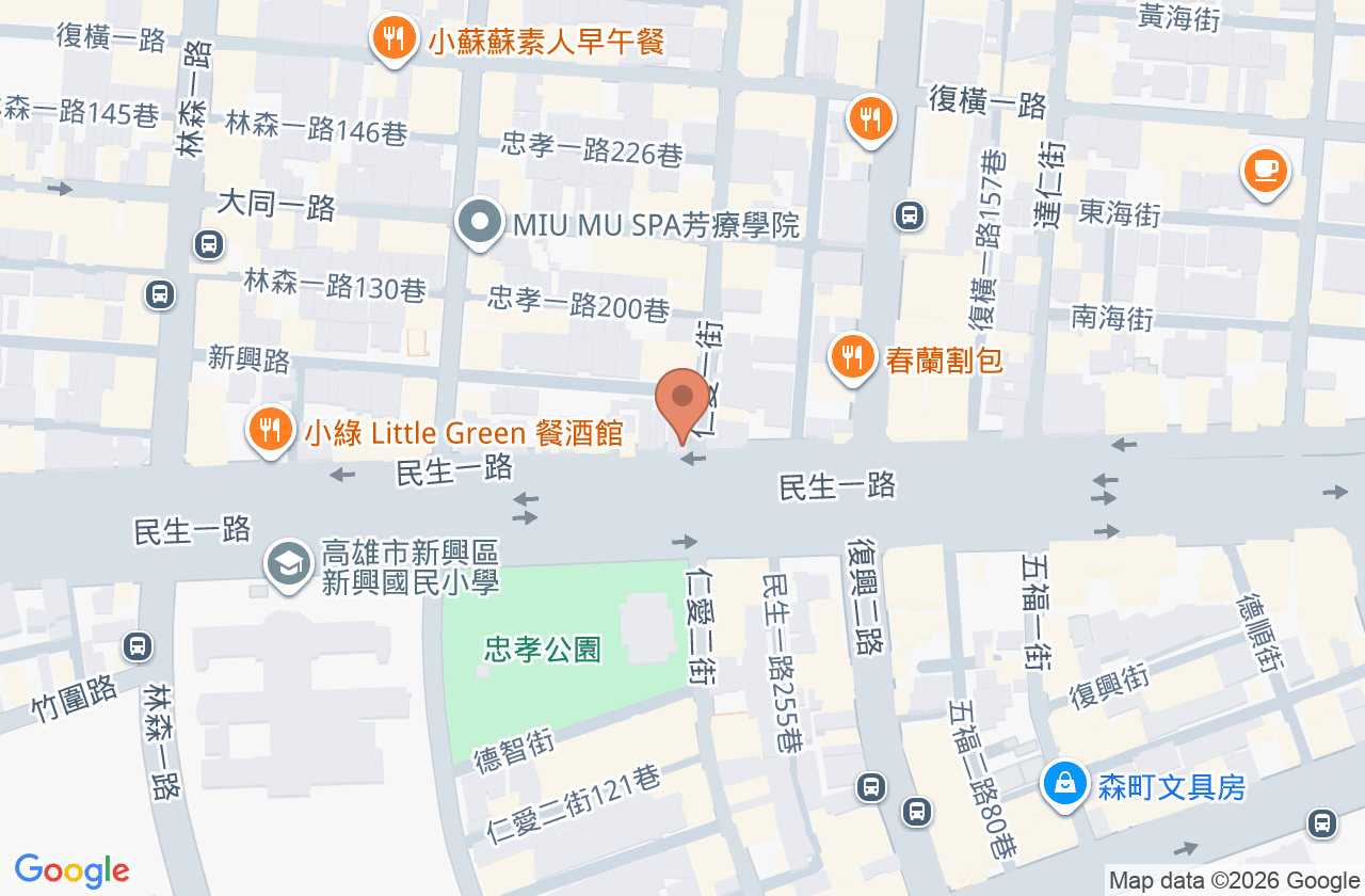 幸生診所 位置地圖