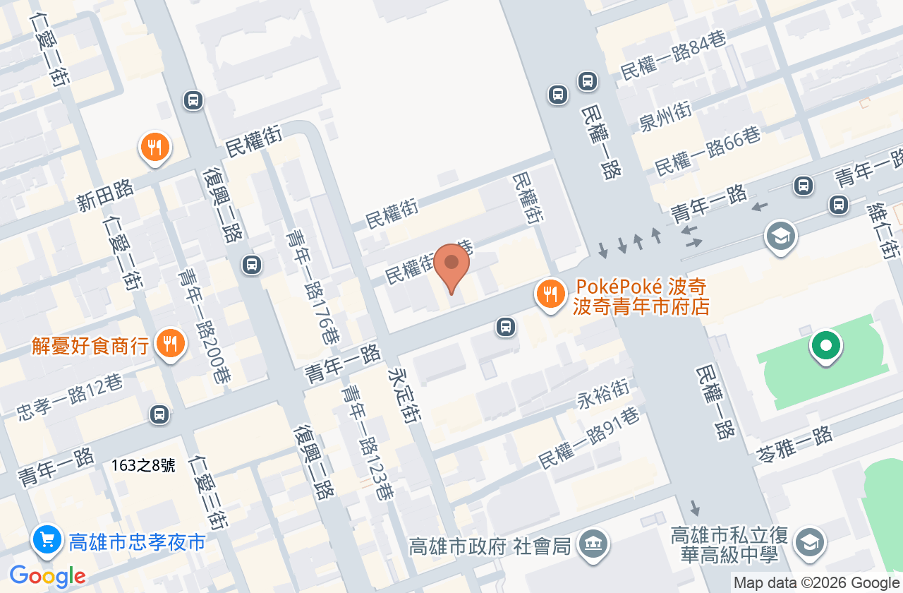 洪洲群皮膚科診所 位置地圖