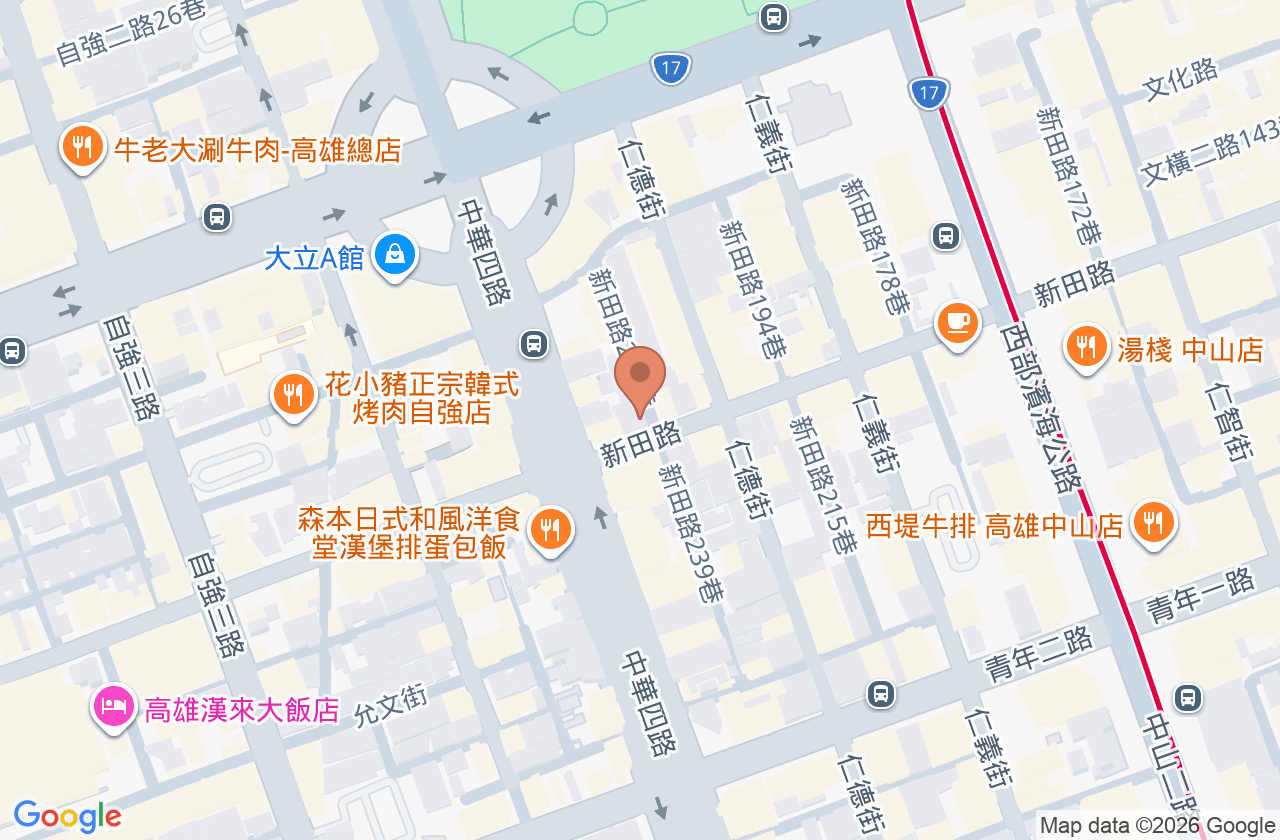 大明診所 位置地圖