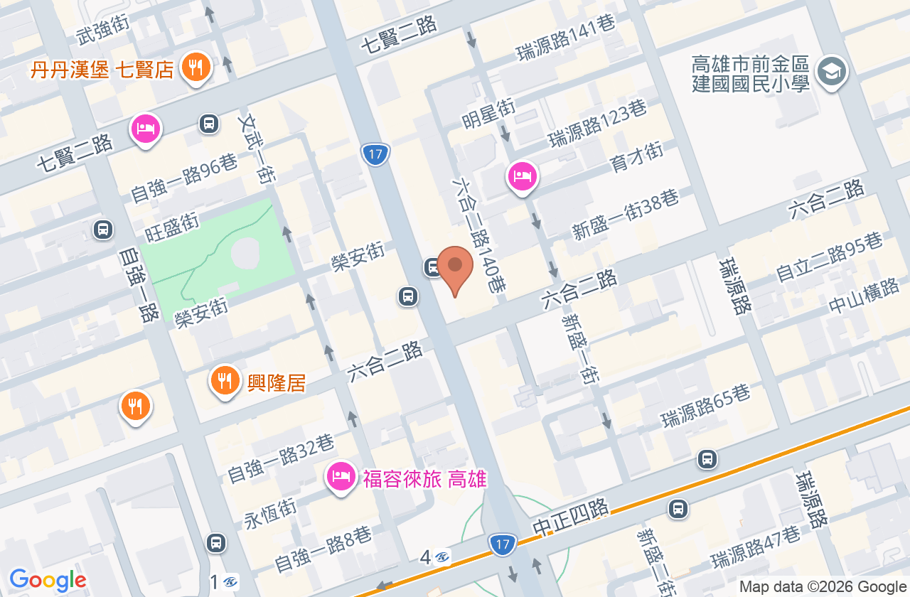 美的整形外科診所 位置地圖