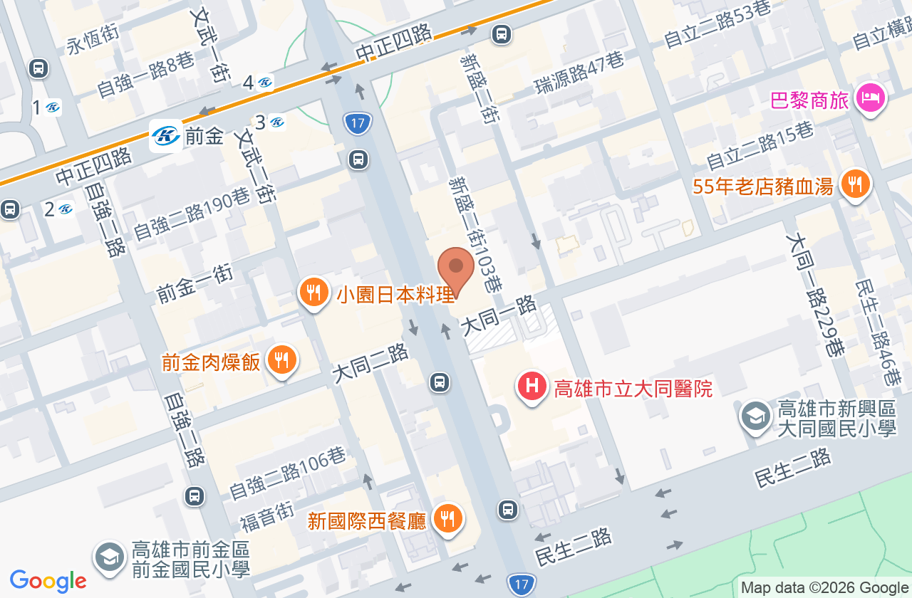 薛強文皮膚科診所 位置地圖