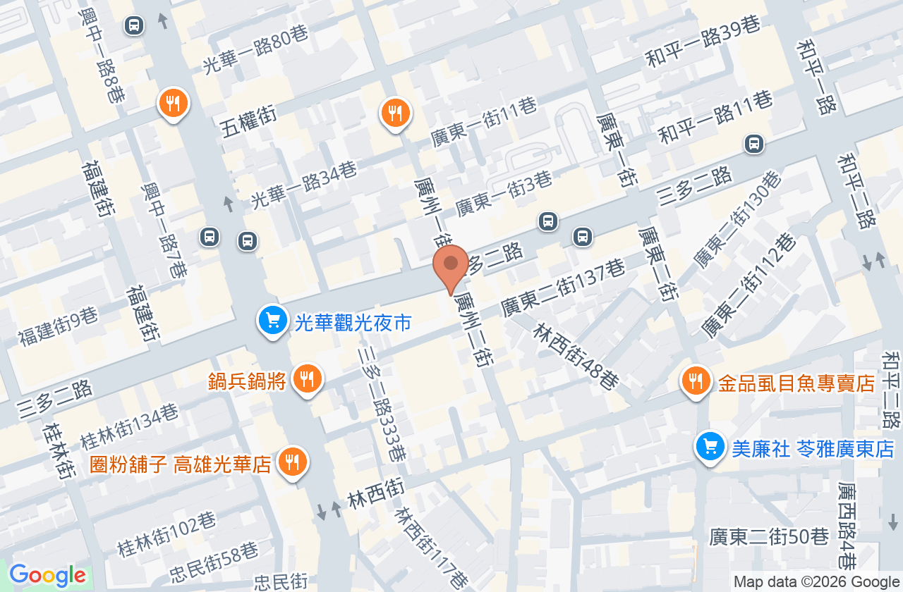 育成眼科診所 位置地圖