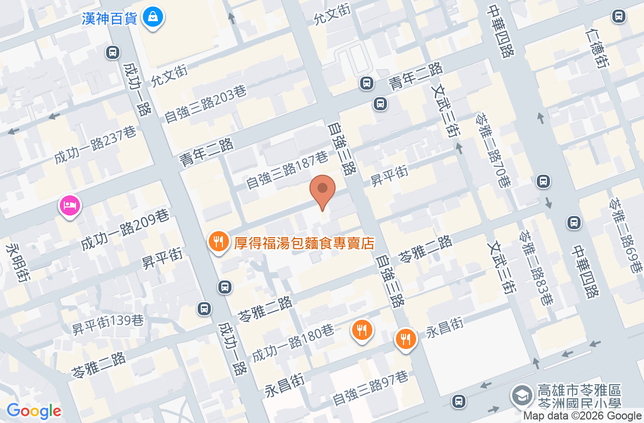吳信良皮膚科診所 位置地圖