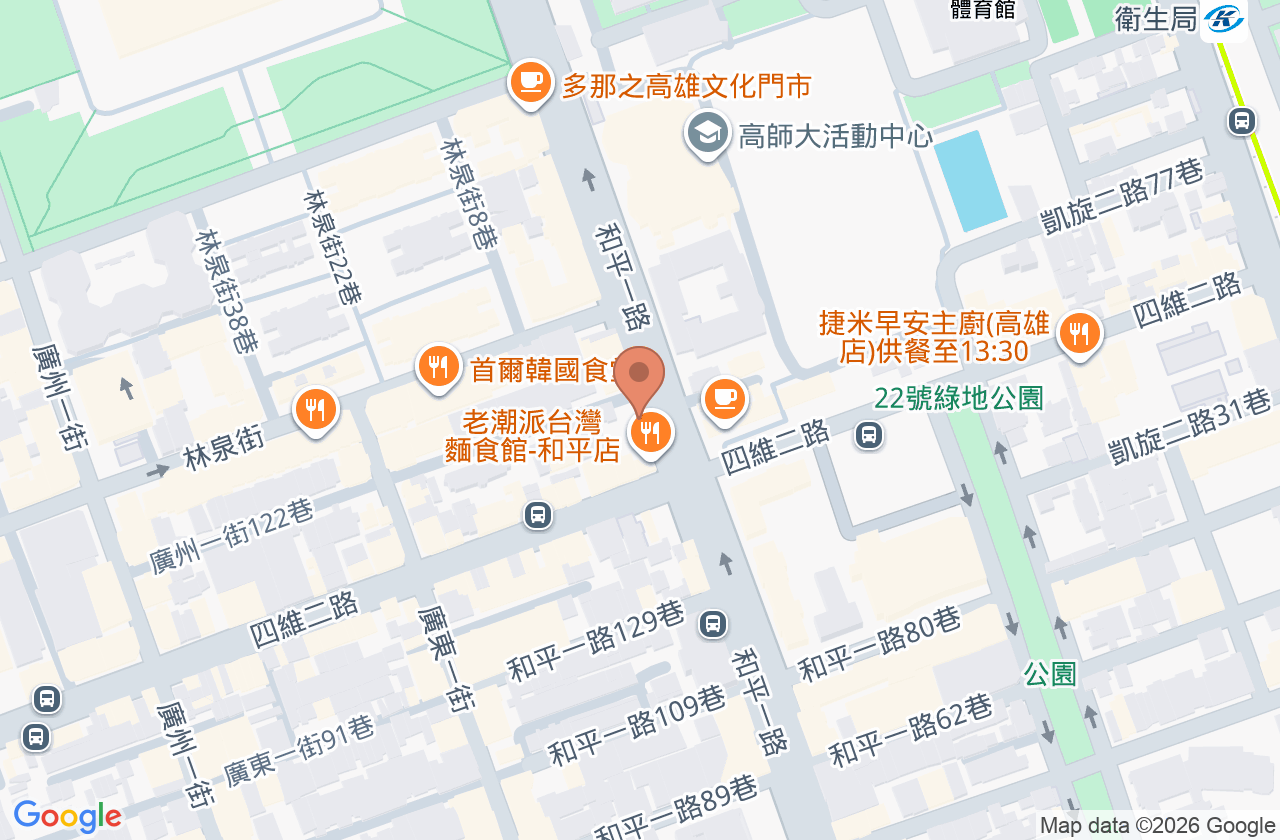人生眼科診所 位置地圖