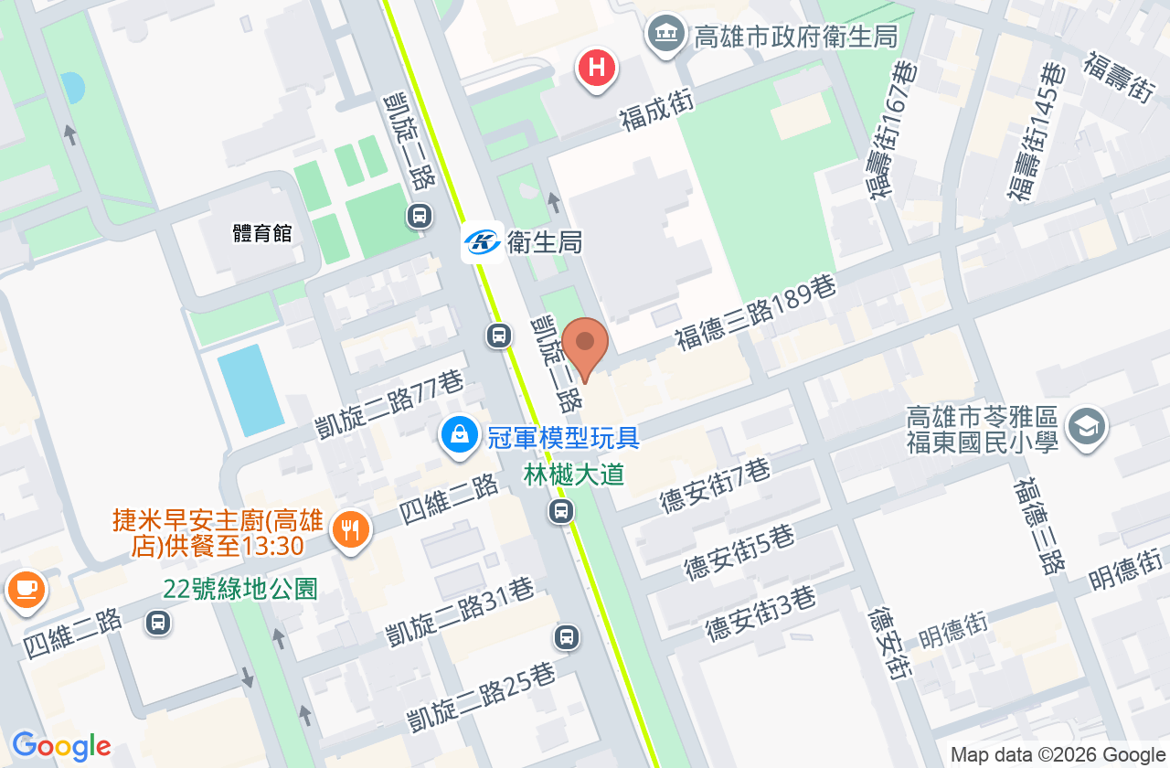 楊寬弘診所 位置地圖
