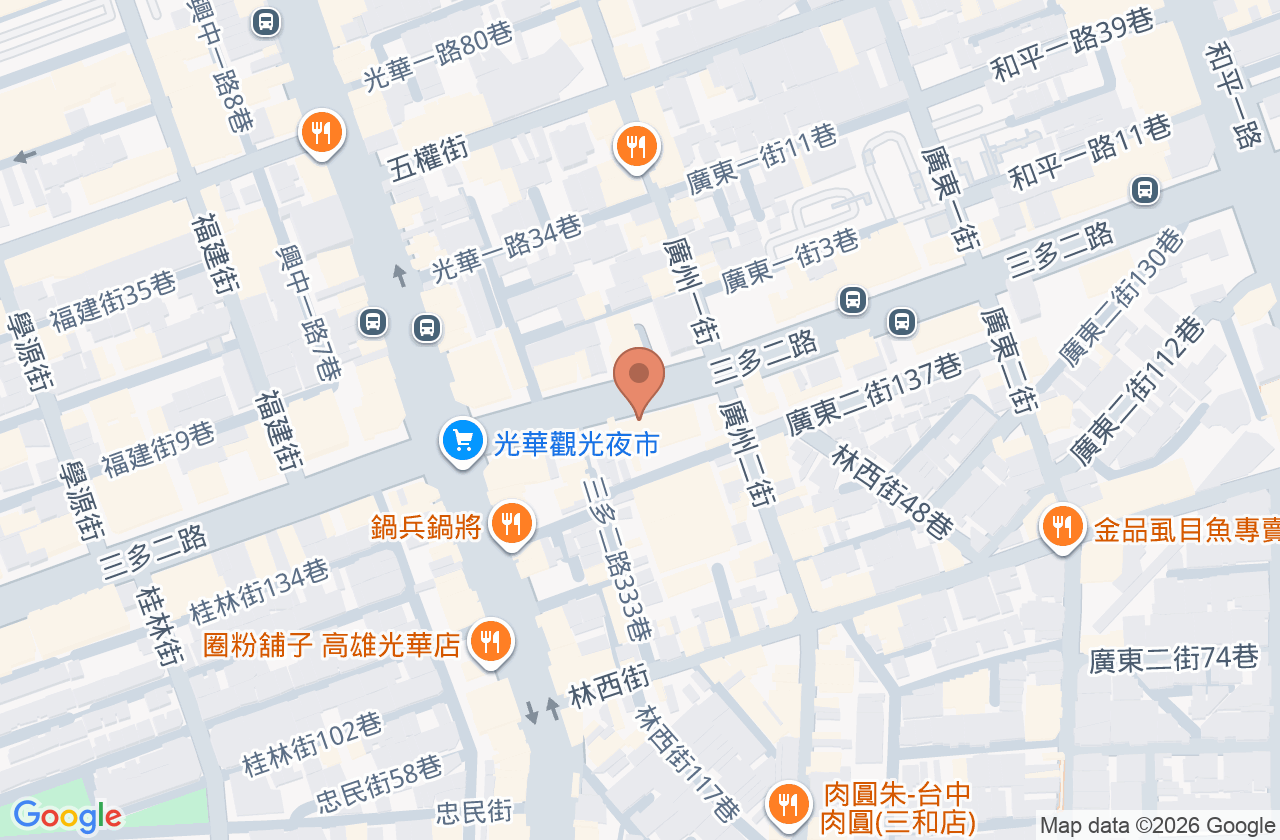 莘雅皮膚科診所 位置地圖