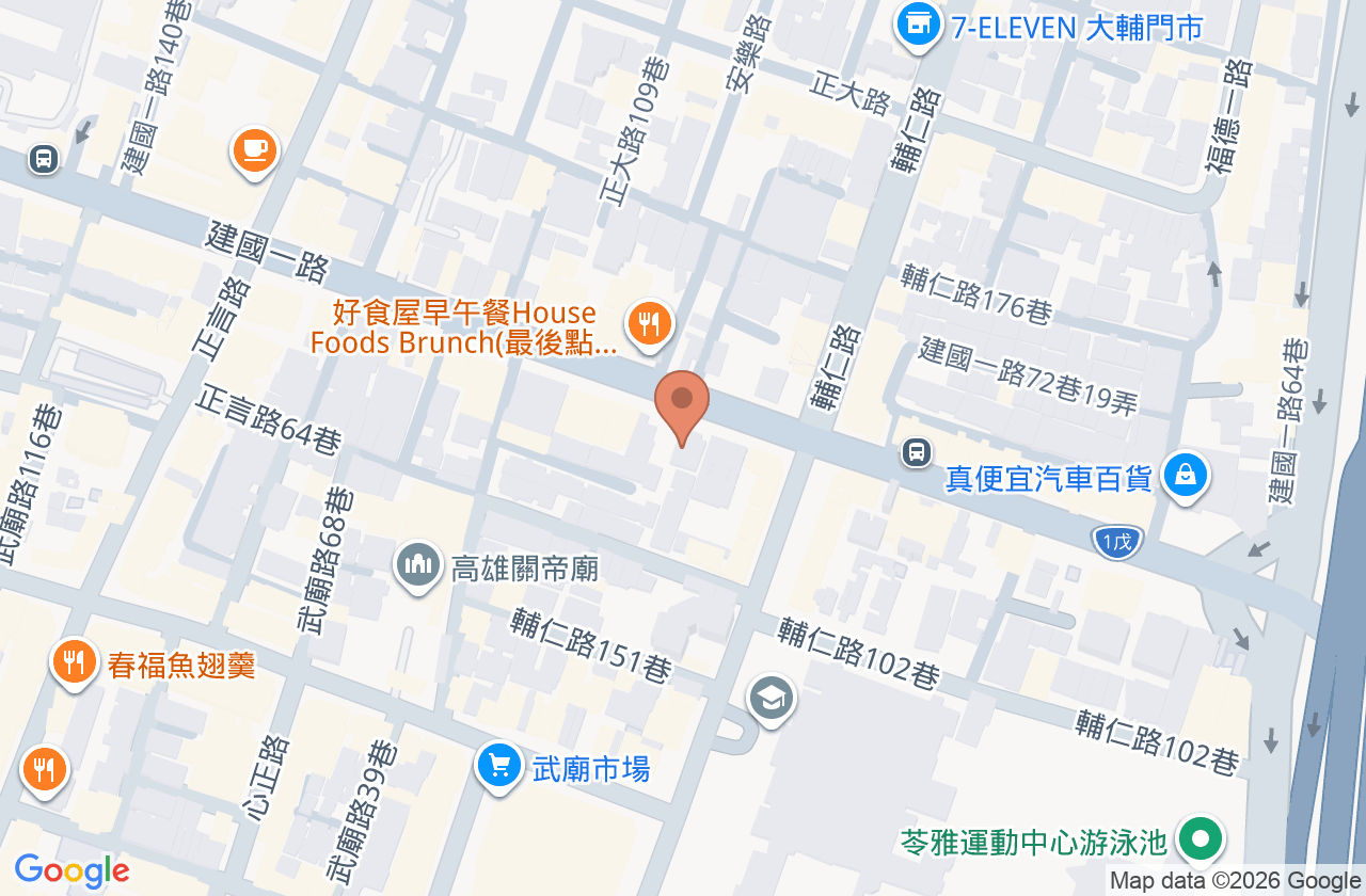 一誠診所 位置地圖