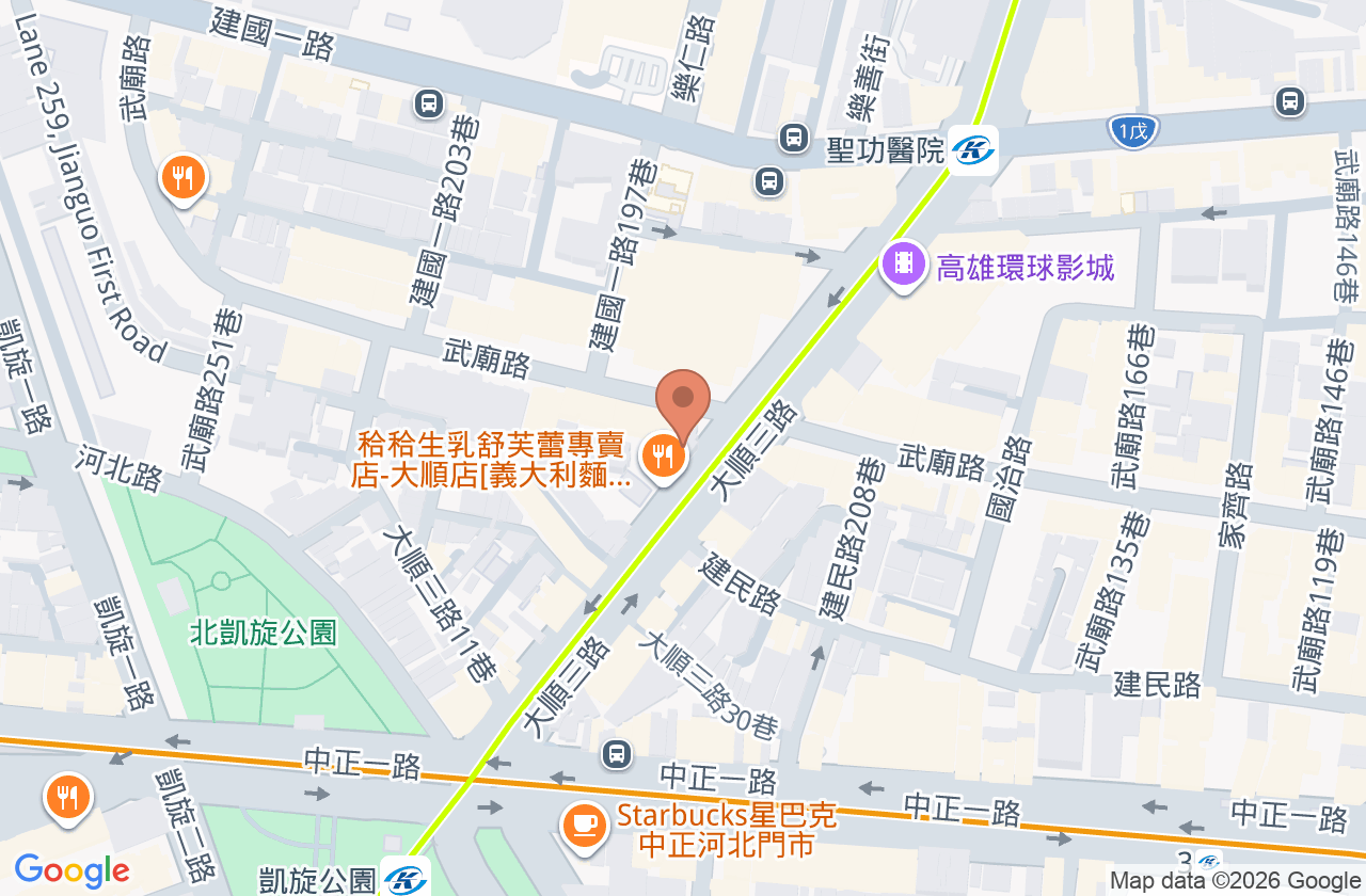 信合美眼科診所 位置地圖