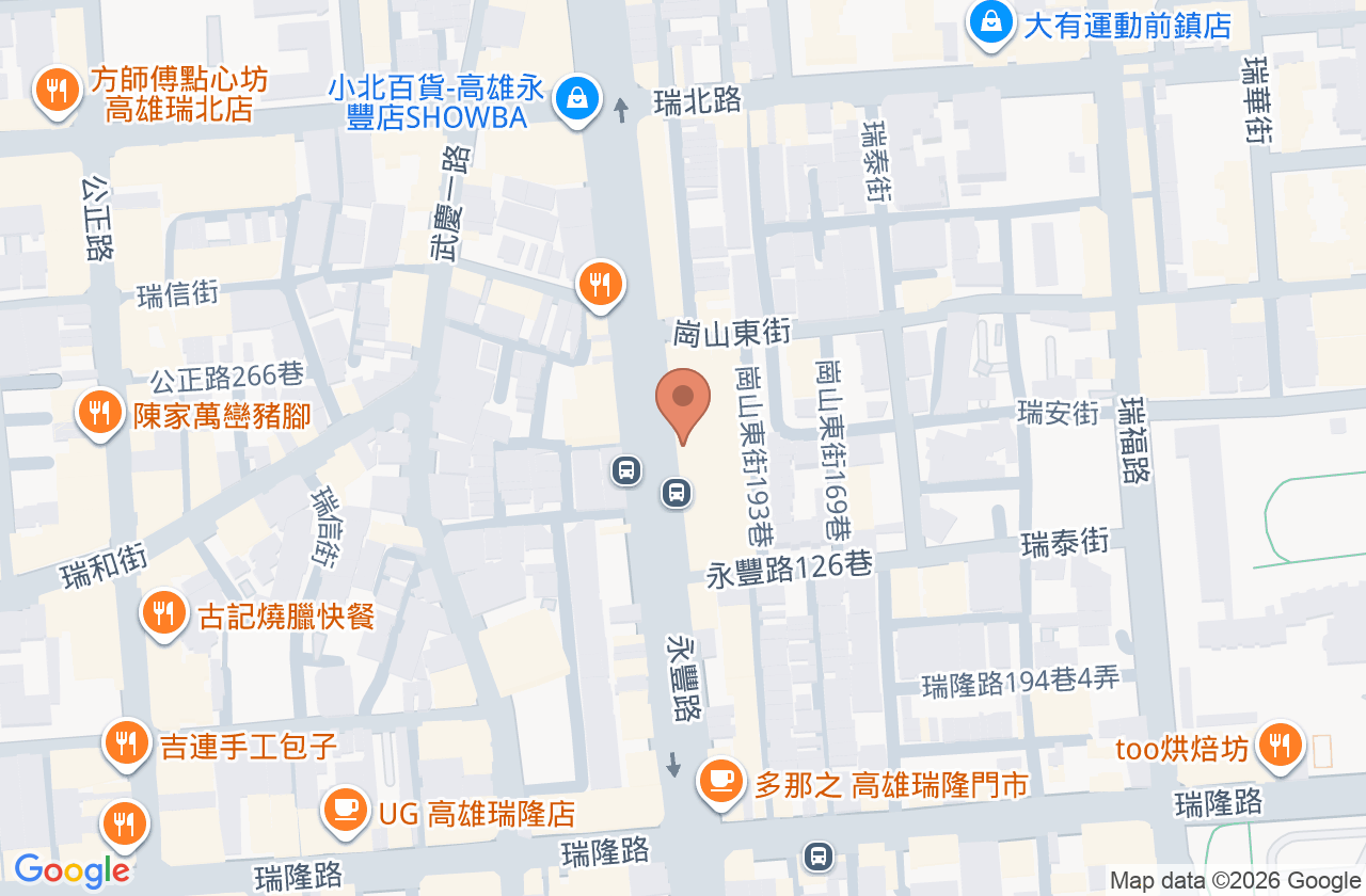 慧明眼科診所 位置地圖