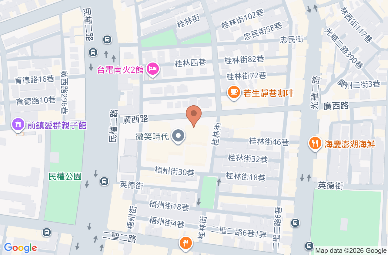 維明眼科診所 位置地圖