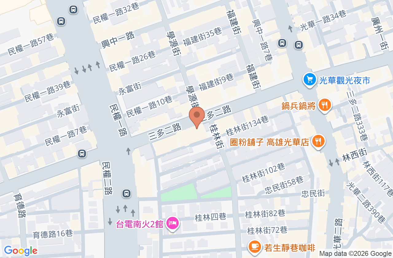 姚清華皮膚科診所 位置地圖