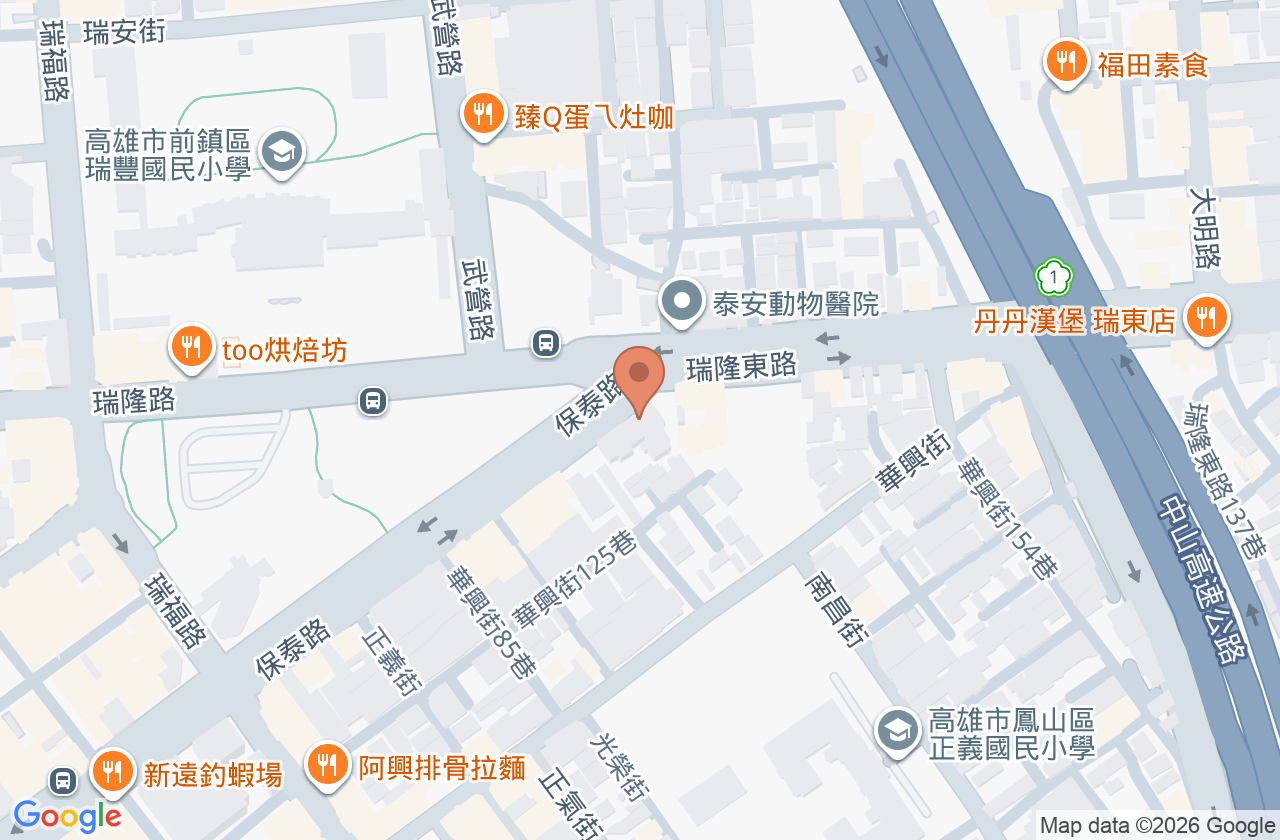 郭俊榮骨科專科診所 位置地圖