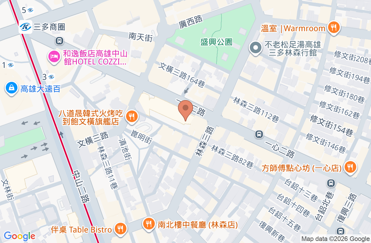 張世明皮膚科診所 位置地圖