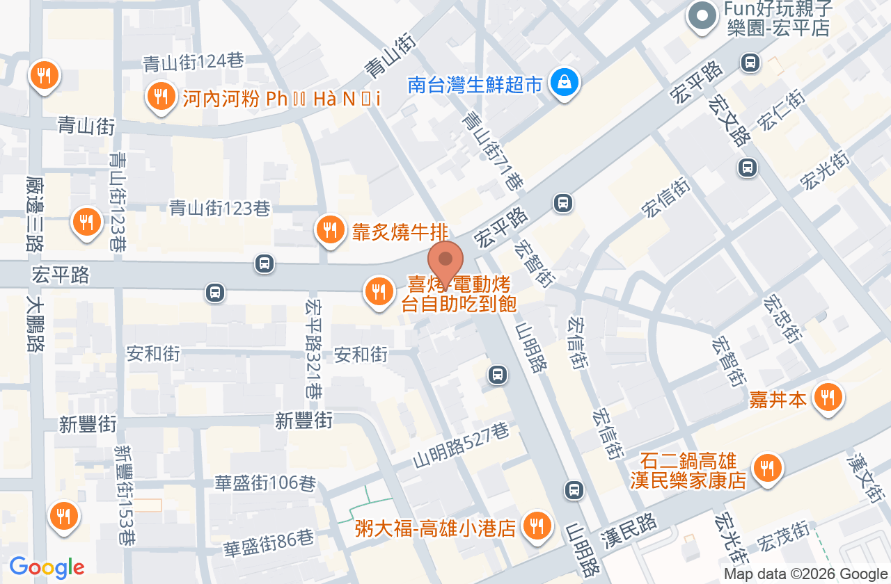 新光眼科診所 位置地圖