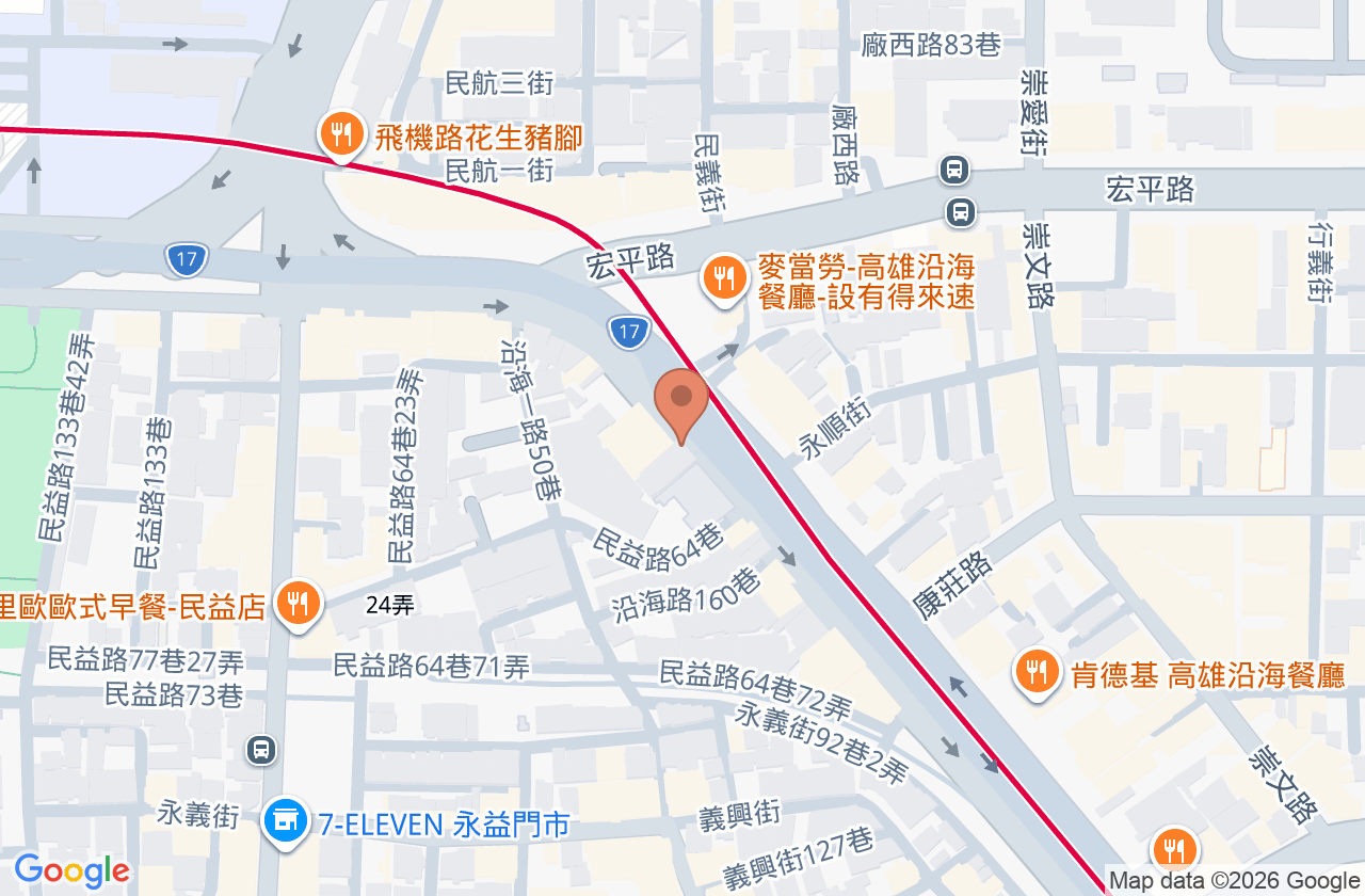 高健診所 位置地圖