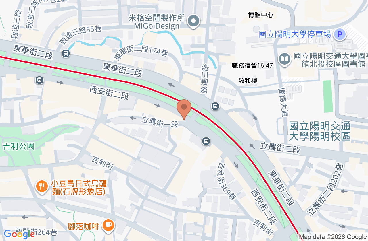 陽明牙醫診所 位置地圖