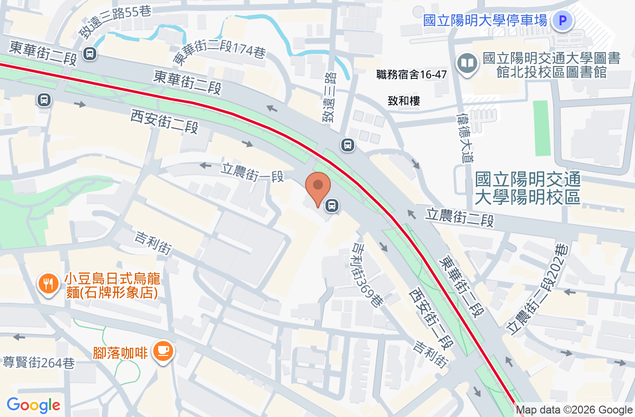陽明格子牙醫診所 位置地圖