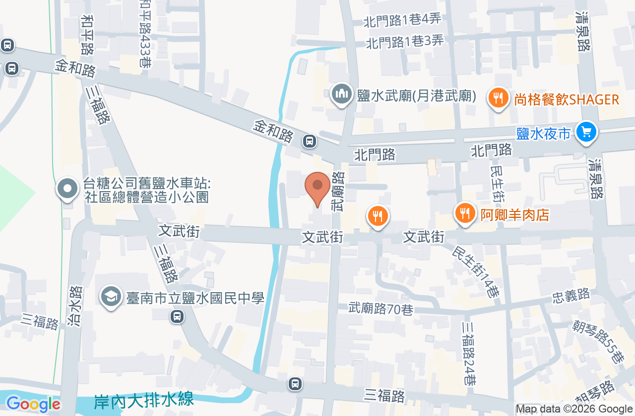 建明眼科診所 位置地圖