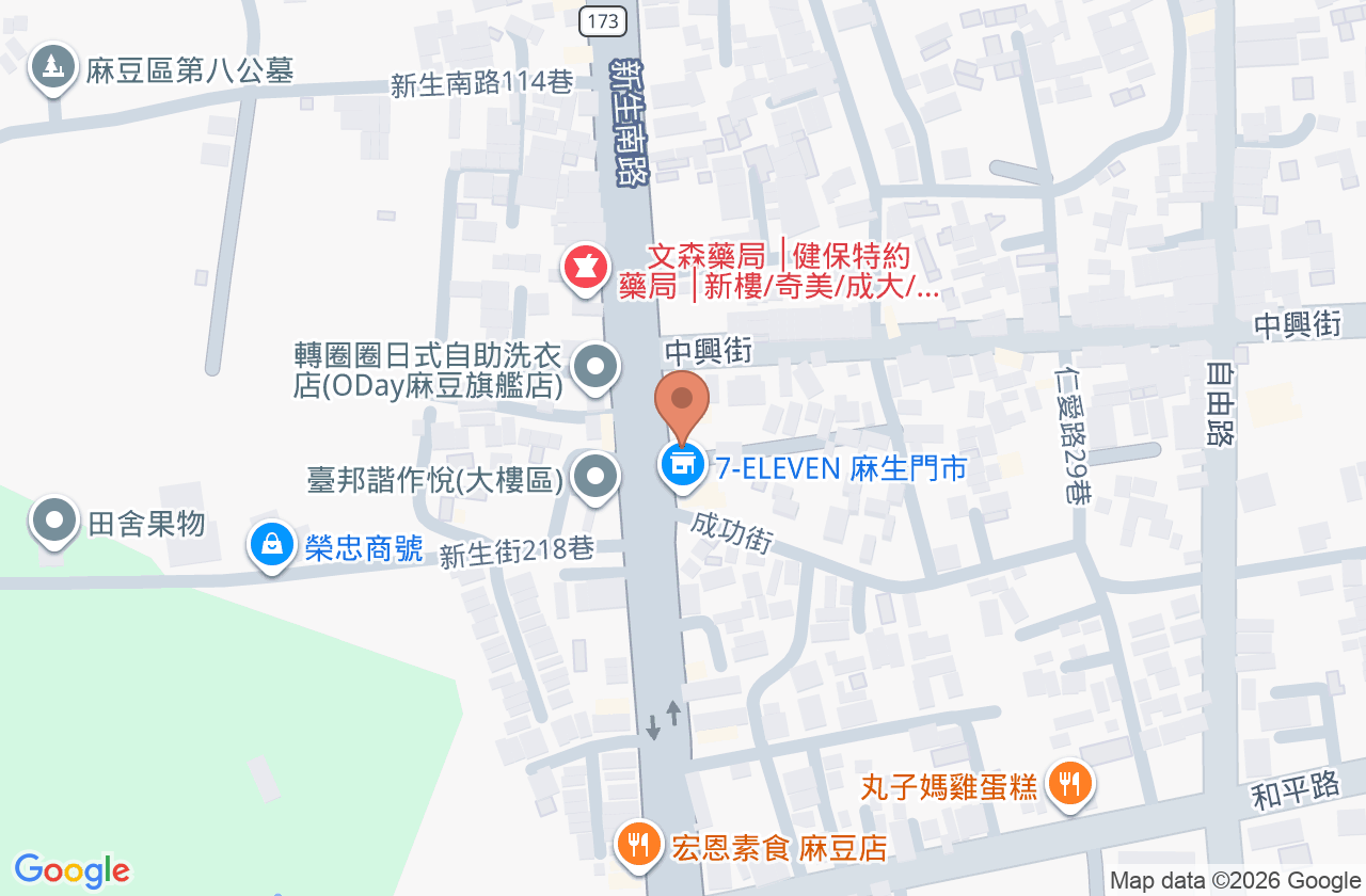 杏心耳鼻喉科診所 位置地圖