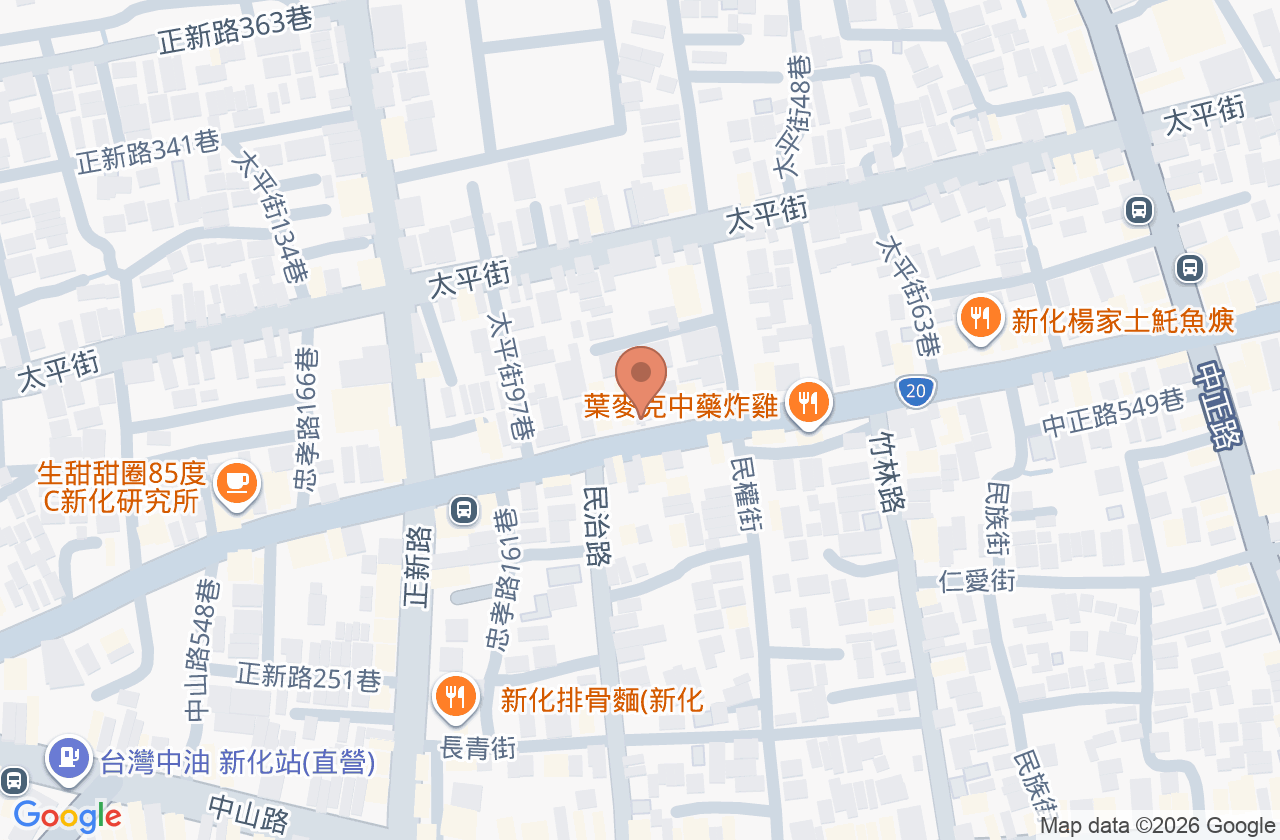 長頸鹿耳鼻喉科診所 位置地圖