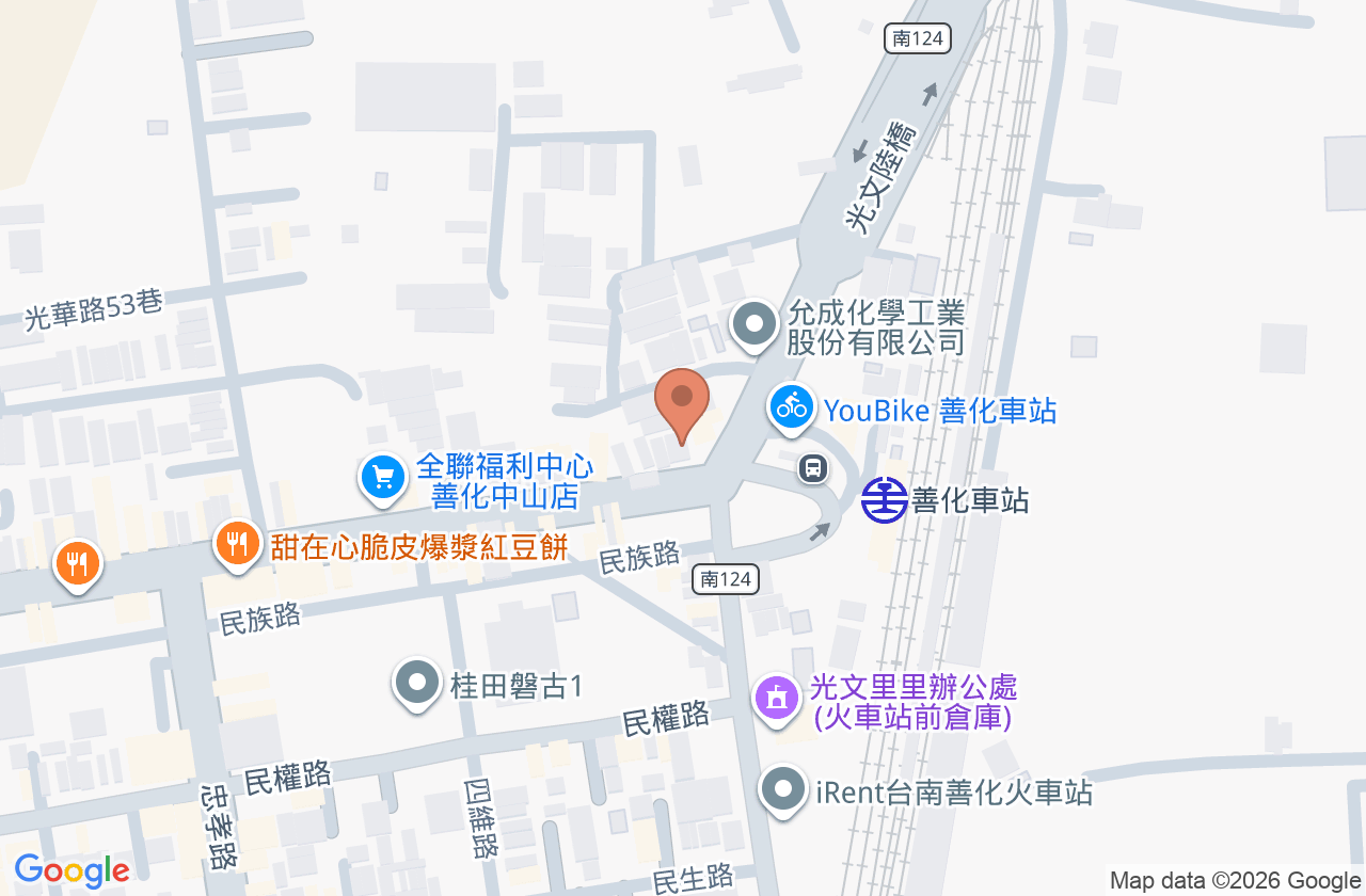 善化誠康診所 位置地圖