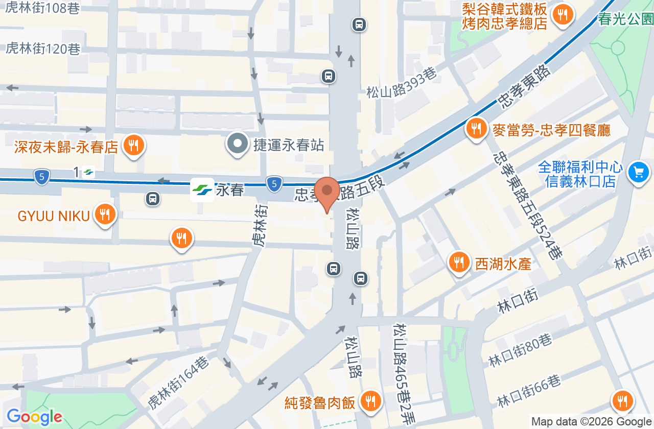 達新牙醫診所 位置地圖
