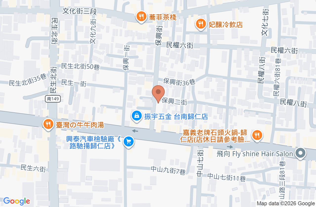 心田診所 位置地圖